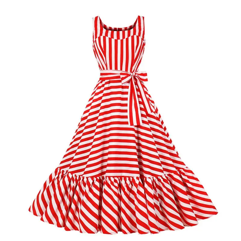 Sisjuly Summer Vintage Long Dresses Striped Elegant Casual Plus Size Women Sweet Strapless Zipper Lady Chic Female Retro Dress
Sisjuly Summer Vintage Long Dresses Striped Elegant Casual Plus Size Women Sweet Strapless Zipper Lady Chic Female Retro Dress