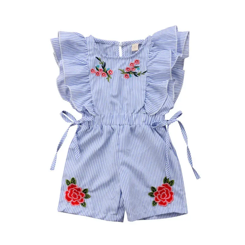 Pretty Toddler Kid Baby Girl Romper Flower Stripe Ruffle Romper Jumpsuit Outfit Clothes
Pretty Toddler Kid Baby Girl Romper Flower Stripe Ruffle Romper Jumpsuit Outfit Clothes