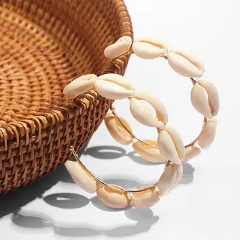 JUST FEEL Bohemian Style Sea Shell Dangle Earrings For Women Gold Color Metal Shell Statement Earrings 2019 Summer Beach Jewelry
JUST FEEL Bohemian Style Sea Shell Dangle Earrings For Women Gold Color Metal Shell Statement Earrings 2019 Summer Beach Jewelry