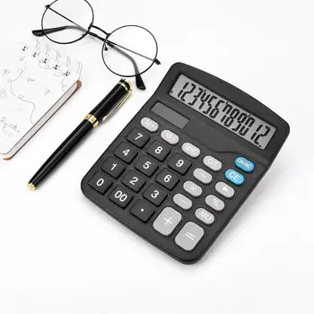 Multifunctional Electronic Calculator Scientific Durable Calculate Tool 12 Digit Large Declare dutiable Tax Tools 
Multifunctional Electronic Calculator Scientific Durable Calculate Tool 12 Digit Large Declare dutiable Tax Tools