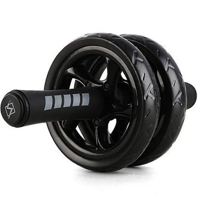 New Keep Fit Wheels No Noise Super Mute Double Abdominal Wheel Ab Roller For Exercise Fitness Equipment | Спорт и развлечения
