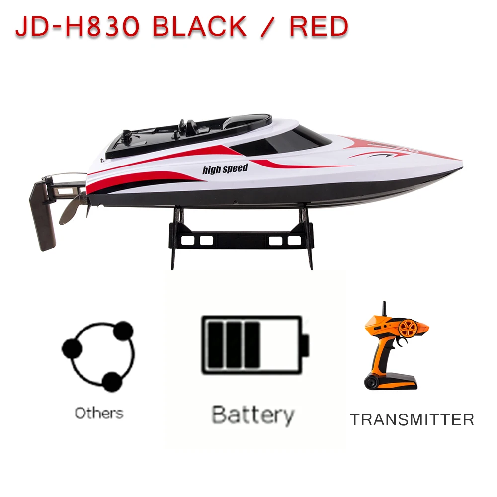 JDRC H830 450 мм 2 4G 25 км/ч Rc лодка электрическая высокоскоростная RTR модель и система