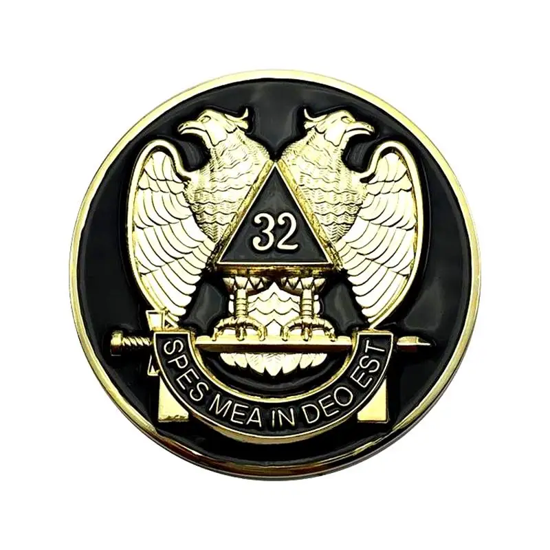 3" Masonic Car Emblem Gold Plated Aliuminum Scottish Rite Auto Truck Motorcycle Decal Sticker Badge With Red Adhesive
3" Masonic Car Emblem Gold Plated Aliuminum Scottish Rite Auto Truck Motorcycle Decal Sticker Badge With Red Adhesive