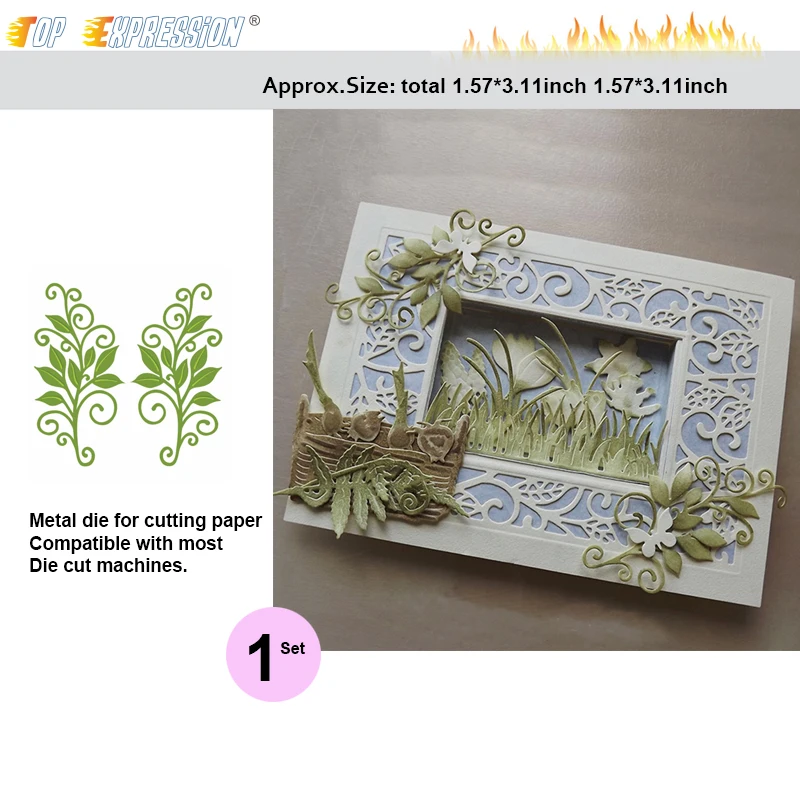 Top Expression Fashion Leaves Metal Cutting Dies Swirl Craft Dies Cut For DIY Scrapbooking Album Paper Card Photo Decorative
Top Expression Fashion Leaves Metal Cutting Dies Swirl Craft Dies Cut For DIY Scrapbooking Album Paper Card Photo Decorative