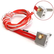 Montiert Extruder Hot End kit für Prusa i3 3D Drucker 1,75mm MK8 0,4mm Düse 3D drucker DIY Zubehör(China)
