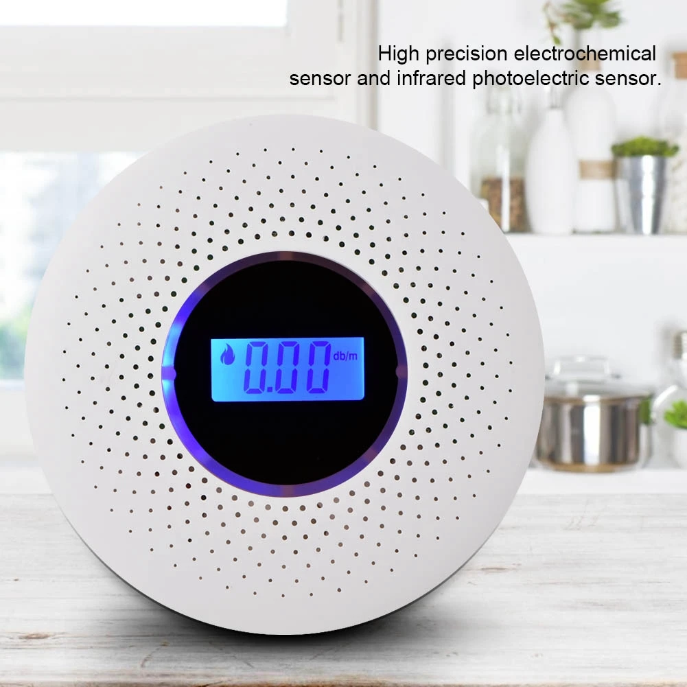 Carbon Monoxide Smoke Fire Detector Photoelectric Sensor Compound Security Alarm
Carbon Monoxide Smoke Fire Detector Photoelectric Sensor Compound Security Alarm