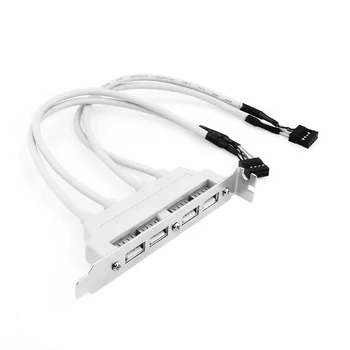 CYSM PCI 4 Ports USB 2.0 Female Screw to Motherboard 9P Header Cable with Bracket
CYSM PCI 4 Ports USB 2.0 Female Screw to Motherboard 9P Header Cable with Bracket