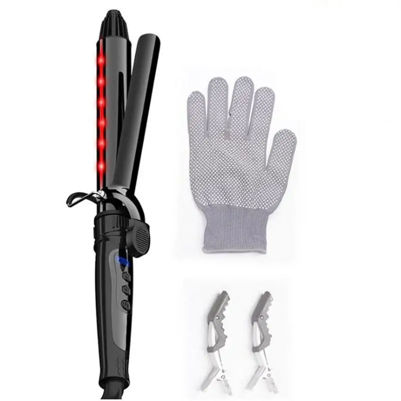 Professional Hair Curling Wand Curling Iron with Infrared Technology Ceramic Barrel Dual Voltage Hair Curler
Professional Hair Curling Wand Curling Iron with Infrared Technology Ceramic Barrel Dual Voltage Hair Curler