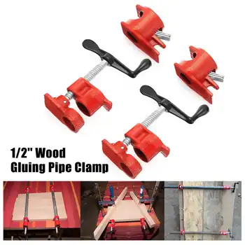Profesional 1/2" Wood Gluing Pipe Clamp Set Heavy PRO Woodworking Cast Iron Clamp Fixture Wood Tools
Profesional 1/2" Wood Gluing Pipe Clamp Set Heavy PRO Woodworking Cast Iron Clamp Fixture Wood Tools