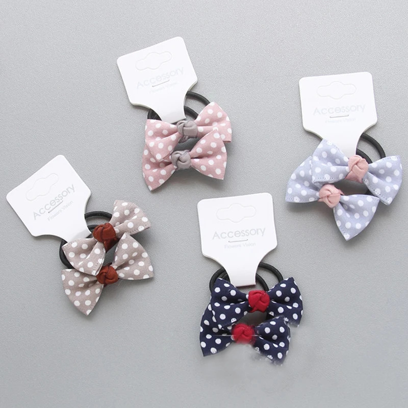 SALE 1Pair Kids Cloth Bowknot Princess Elastic Hair Band Girls Children Hair Rope New Wave Point Hair Clips
SALE 1Pair Kids Cloth Bowknot Princess Elastic Hair Band Girls Children Hair Rope New Wave Point Hair Clips