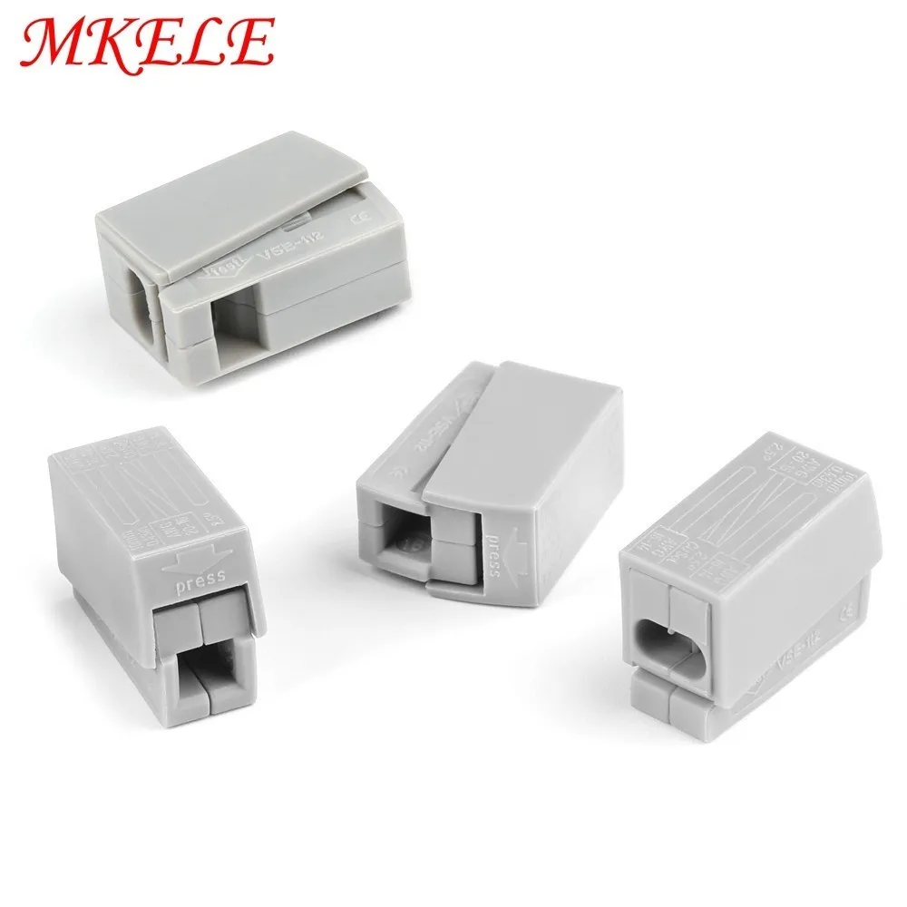 2 Pin Cable Wire Wiring Connecting Connector For Lamp 20 Piece Lamp Connector Plastic Box Single MKVSE-112-A MKELE
2 Pin Cable Wire Wiring Connecting Connector For Lamp 20 Piece Lamp Connector Plastic Box Single MKVSE-112-A MKELE