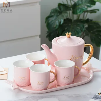 Mermaid Ceramics Teapot Suit Concise Gift Coloured Drawing Or Pattern Ceramics Cup Originality Coffee Cup Suit
Mermaid Ceramics Teapot Suit Concise Gift Coloured Drawing Or Pattern Ceramics Cup Originality Coffee Cup Suit