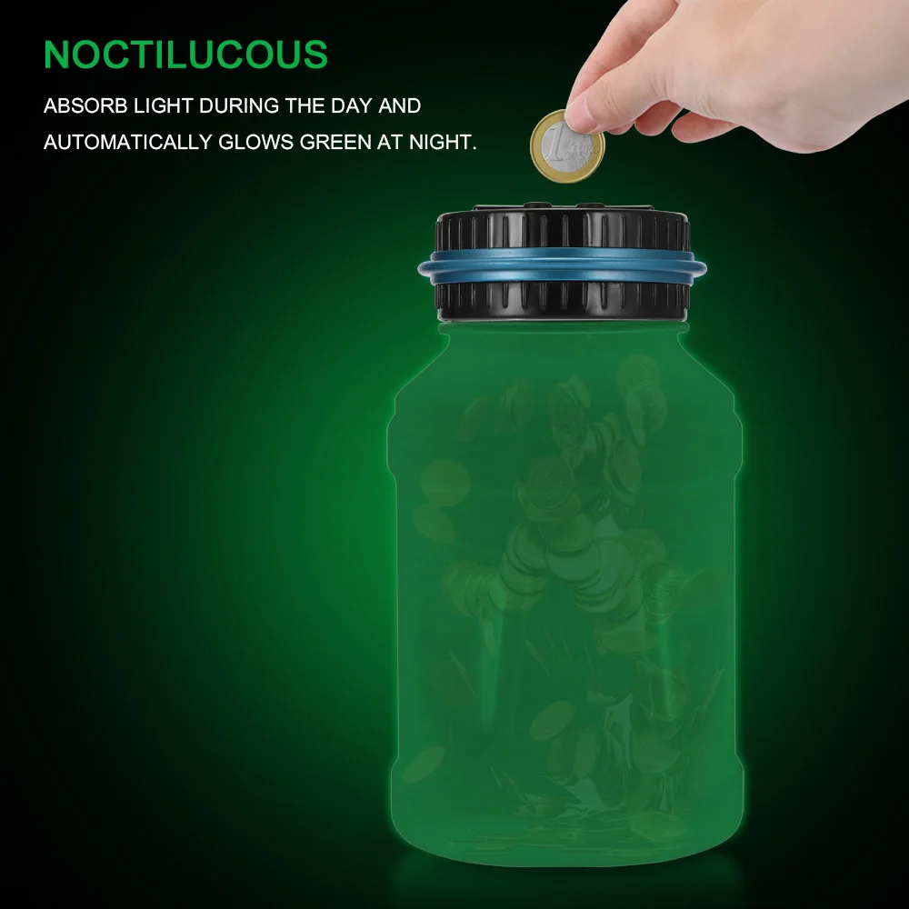 Large Digital Coin Counting Money Saving Box Jar Bank Glow Lights at Night LCD Display Coins Saving Gift for Euro
Large Digital Coin Counting Money Saving Box Jar Bank Glow Lights at Night LCD Display Coins Saving Gift for Euro