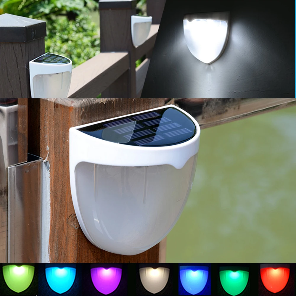 RGB LED Solar Lights Wall Lamp Light Control / Automatic color change / Fixed color Outdoor Waterproof Garden Sconces Lighting
RGB LED Solar Lights Wall Lamp Light Control / Automatic color change / Fixed color Outdoor Waterproof Garden Sconces Lighting