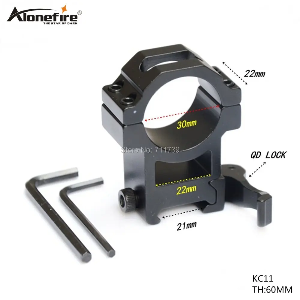 AloneFire 1PC KC11 QD Quick Release 30mm Ring Scope Mount 21mm/20mm for Riflescopes Laser Sight flashlight rifle scope
AloneFire 1PC KC11 QD Quick Release 30mm Ring Scope Mount 21mm/20mm for Riflescopes Laser Sight flashlight rifle scope