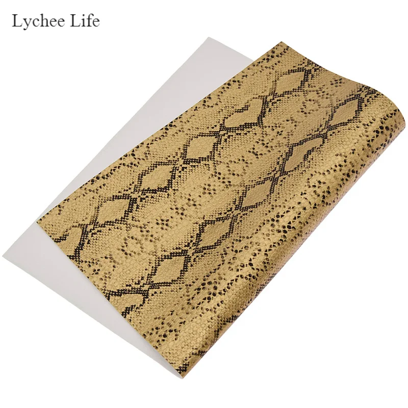 Lychee Life A4 Snake Pattern Synthetic Leather Fabric PU leather DIY Garment Craft Bow-knot Bags Decor Accessories
Lychee Life A4 Snake Pattern Synthetic Leather Fabric PU leather DIY Garment Craft Bow-knot Bags Decor Accessories