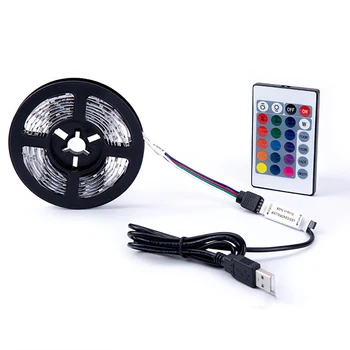 USB LED Strip Home Living Room Light TV Back Lamp 5050 RGB Colour Changing Remote Control DC 5V String Lighting
USB LED Strip Home Living Room Light TV Back Lamp 5050 RGB Colour Changing Remote Control DC 5V String Lighting
