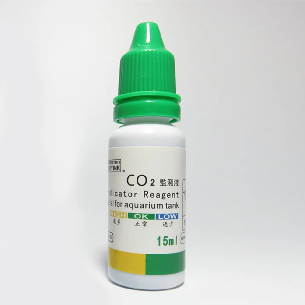 15ml Portable Living Condition Fish Tank Bottled Indicator Solution Drop Liquid Test Lightweight CO2 Aquarium Monitoring
15ml Portable Living Condition Fish Tank Bottled Indicator Solution Drop Liquid Test Lightweight CO2 Aquarium Monitoring