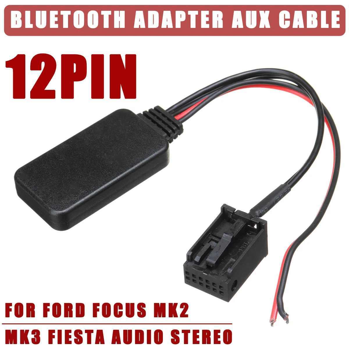 12V 12Pin Rear Port Car bluetooth Adapter Wireless Audio Stereo Aux Cable Auto Accessories for Ford for Focus Mk2 MK3 for Fiesta
12V 12Pin Rear Port Car bluetooth Adapter Wireless Audio Stereo Aux Cable Auto Accessories for Ford for Focus Mk2 MK3 for Fiesta