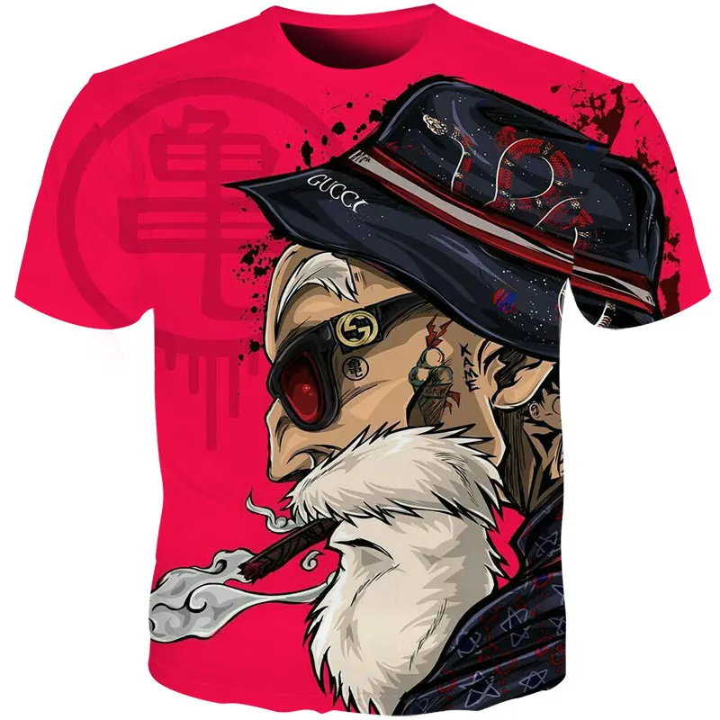3d print Hot Sale Summer T Shirts Men Anime Print Dragon Ball 3D T-Shirt Oogway Tees Master Roshi Men T shirt Streetwear
3d print Hot Sale Summer T Shirts Men Anime Print Dragon Ball 3D T-Shirt Oogway Tees Master Roshi Men T shirt Streetwear