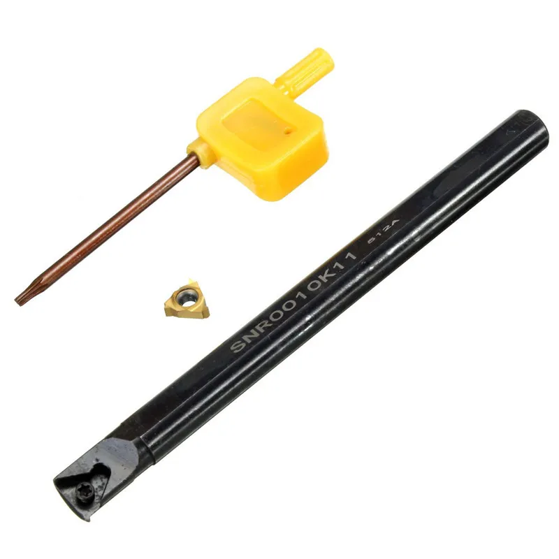 Newest SNR0010K11 Internal Lathe Threading Boring Turning Cutter Tool+11IR AG60 2 Blade 11 NR/11 IR Right Hamd
Newest SNR0010K11 Internal Lathe Threading Boring Turning Cutter Tool+11IR AG60 2 Blade 11 NR/11 IR Right Hamd