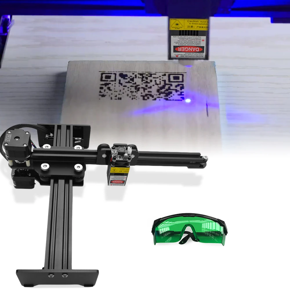 1600mW / 2500mW / 5500mW CNC Laser Engraving Machine EU Plug Desktop DIY Wood Router / Cutter / Printer with Laser Goggles
1600mW / 2500mW / 5500mW CNC Laser Engraving Machine EU Plug Desktop DIY Wood Router / Cutter / Printer with Laser Goggles