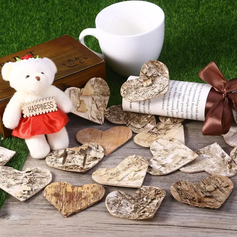 100PCS 60mm Blank Wood Slices Heart Shaped Wood Log Discs for DIY Crafts Embellishments
100PCS 60mm Blank Wood Slices Heart Shaped Wood Log Discs for DIY Crafts Embellishments