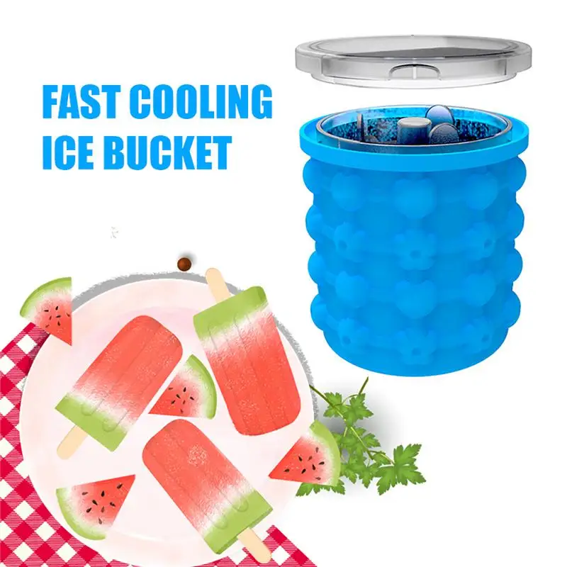 Fast Cooling Ice Bucket Silicone Ice Bucket Ice Popsicle Maker DIY Fast Cold Ice Bucket secchiello ghiaccio #4O
Fast Cooling Ice Bucket Silicone Ice Bucket Ice Popsicle Maker DIY Fast Cold Ice Bucket secchiello ghiaccio #4O