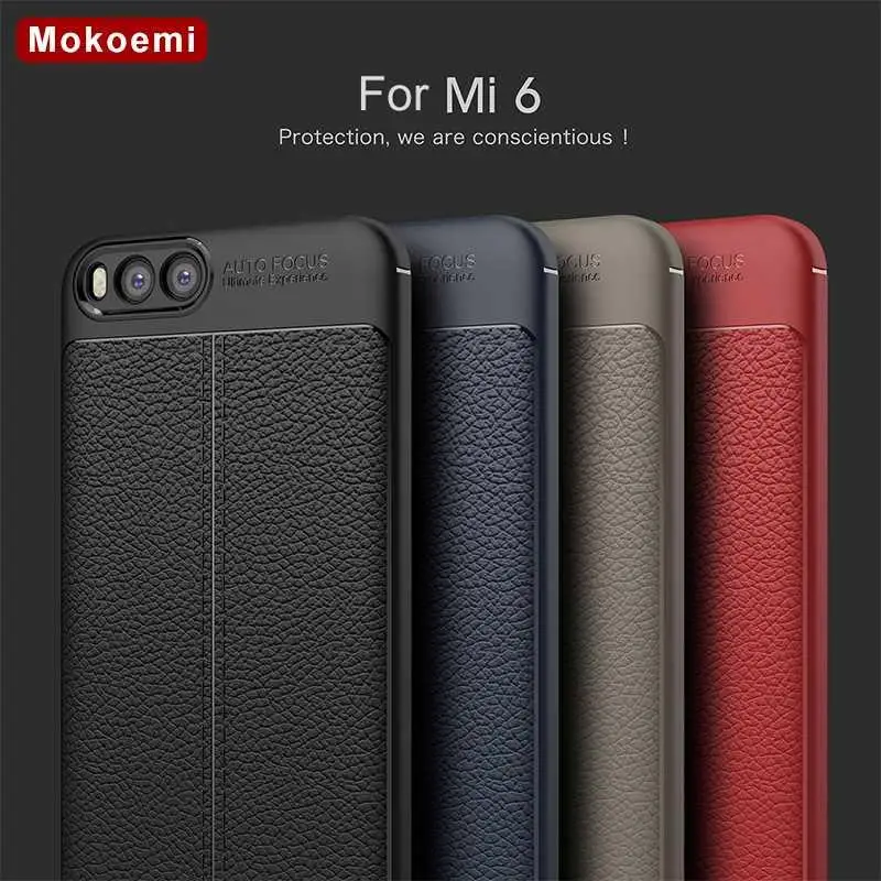 Mokoemi модный противоударный мягкий чехол с узором Личи 5 15 дюйма для Xiaomi Mi 6 Mi6