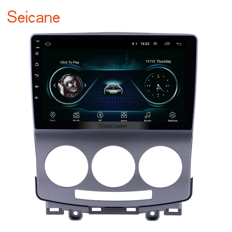Seicane GPS Navi Car Radio Android8.1 HD 9" Touchscreen Multimedia Player for 2005-2010 Old Mazda 5 support Bluetooth Phone SWC 
Seicane GPS Navi Car Radio Android8.1 HD 9" Touchscreen Multimedia Player for 2005-2010 Old Mazda 5 support Bluetooth Phone SWC
