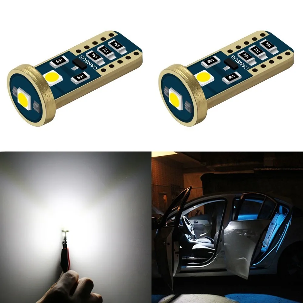 1 Piece 3030 SMD T10 W5W LED Car Clearance Lights Reading Lamp Parking Light Auto Wedge Clearance Lamp
1 Piece 3030 SMD T10 W5W LED Car Clearance Lights Reading Lamp Parking Light Auto Wedge Clearance Lamp