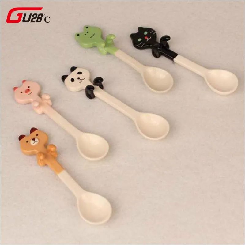 Cartoon Coffee Spoon Creative Cute Animal Teaspoons For Kitchen Goods Ceramic Tea Spoons Honey Dipper Panda Bear Frog Cat
Cartoon Coffee Spoon Creative Cute Animal Teaspoons For Kitchen Goods Ceramic Tea Spoons Honey Dipper Panda Bear Frog Cat