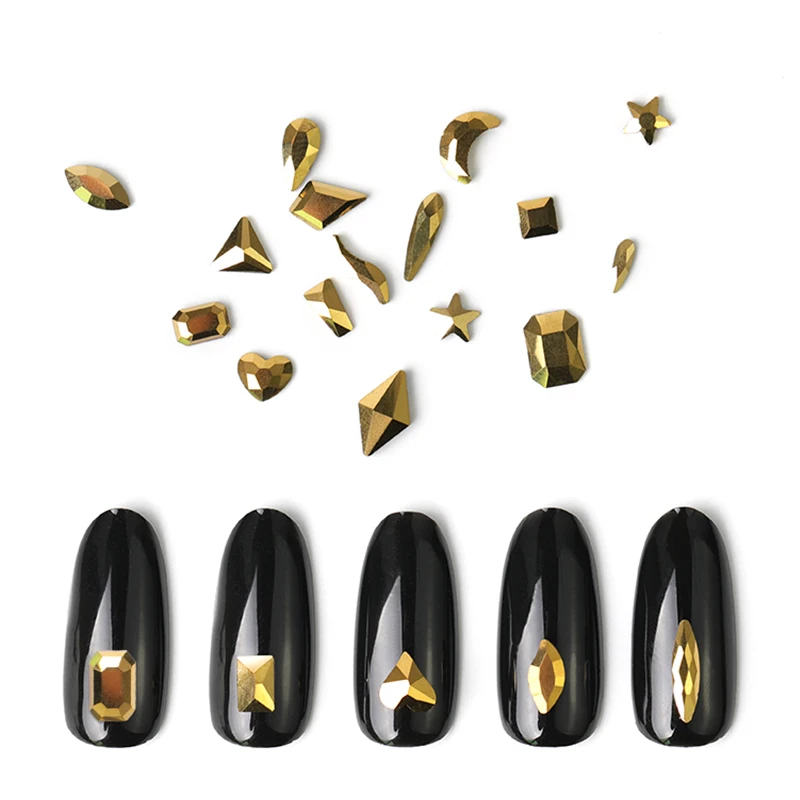 20 pieces Aurum Crystals Nail Stone Rhinestones Gold Retro Design Glass For 3D Nails Art Decorations Suppli
20 pieces Aurum Crystals Nail Stone Rhinestones Gold Retro Design Glass For 3D Nails Art Decorations Suppli