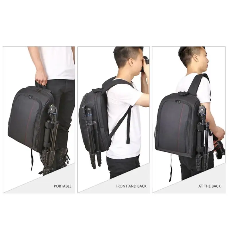 New Waterproof Digital DSLR Photo Padded Backpack w/ Rain Cover Laptop 15.6inch Multi-functional Camera Soft Bag Video Case
New Waterproof Digital DSLR Photo Padded Backpack w/ Rain Cover Laptop 15.6inch Multi-functional Camera Soft Bag Video Case