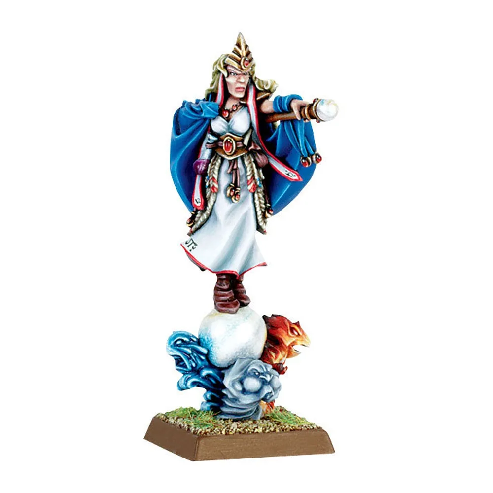 High Elf Mage on Elemental Base