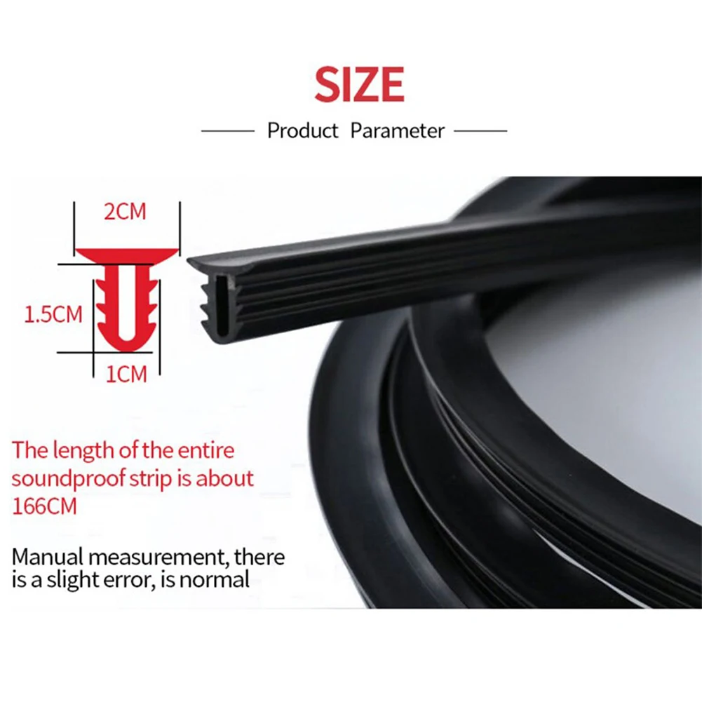 Car Rubber Sound Seal Strip 1.6M U Type Dashboard Insulation Auto Windshield Edges Gap Sealing Strips Car Interior Accessories
Car Rubber Sound Seal Strip 1.6M U Type Dashboard Insulation Auto Windshield Edges Gap Sealing Strips Car Interior Accessories