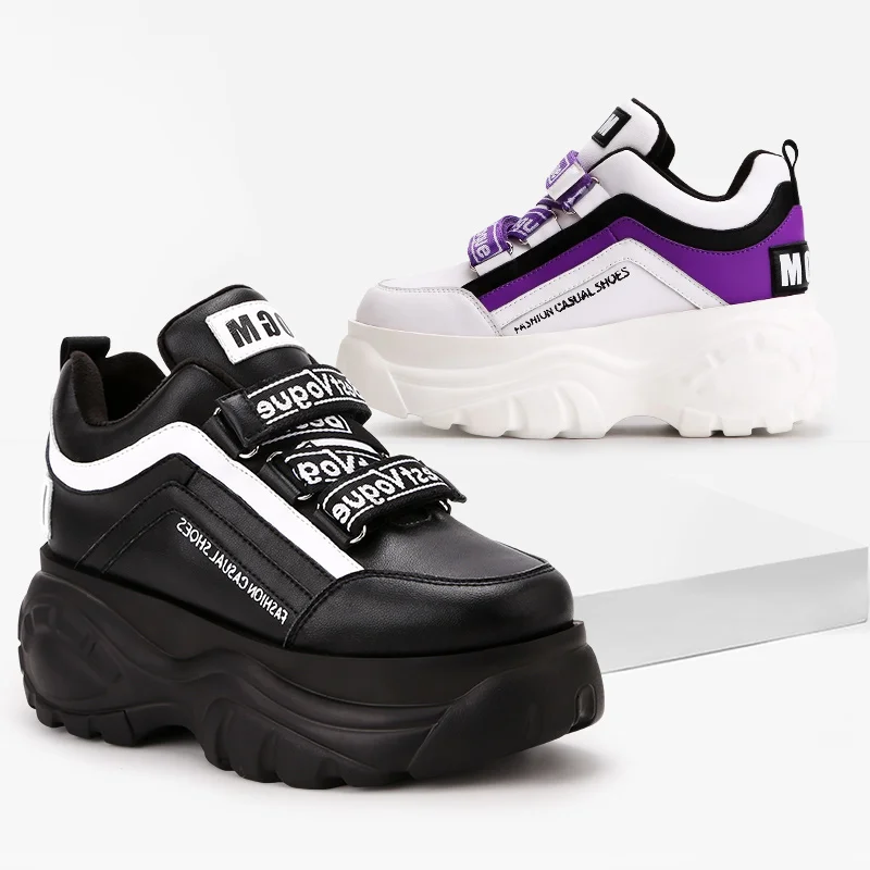 zapatillas mujer Platform Shoes Women Fashion Glitter Sneakers Women Thick Sole Chunky Shoes PU Leather Upper Dad Shoes
zapatillas mujer Platform Shoes Women Fashion Glitter Sneakers Women Thick Sole Chunky Shoes PU Leather Upper Dad Shoes