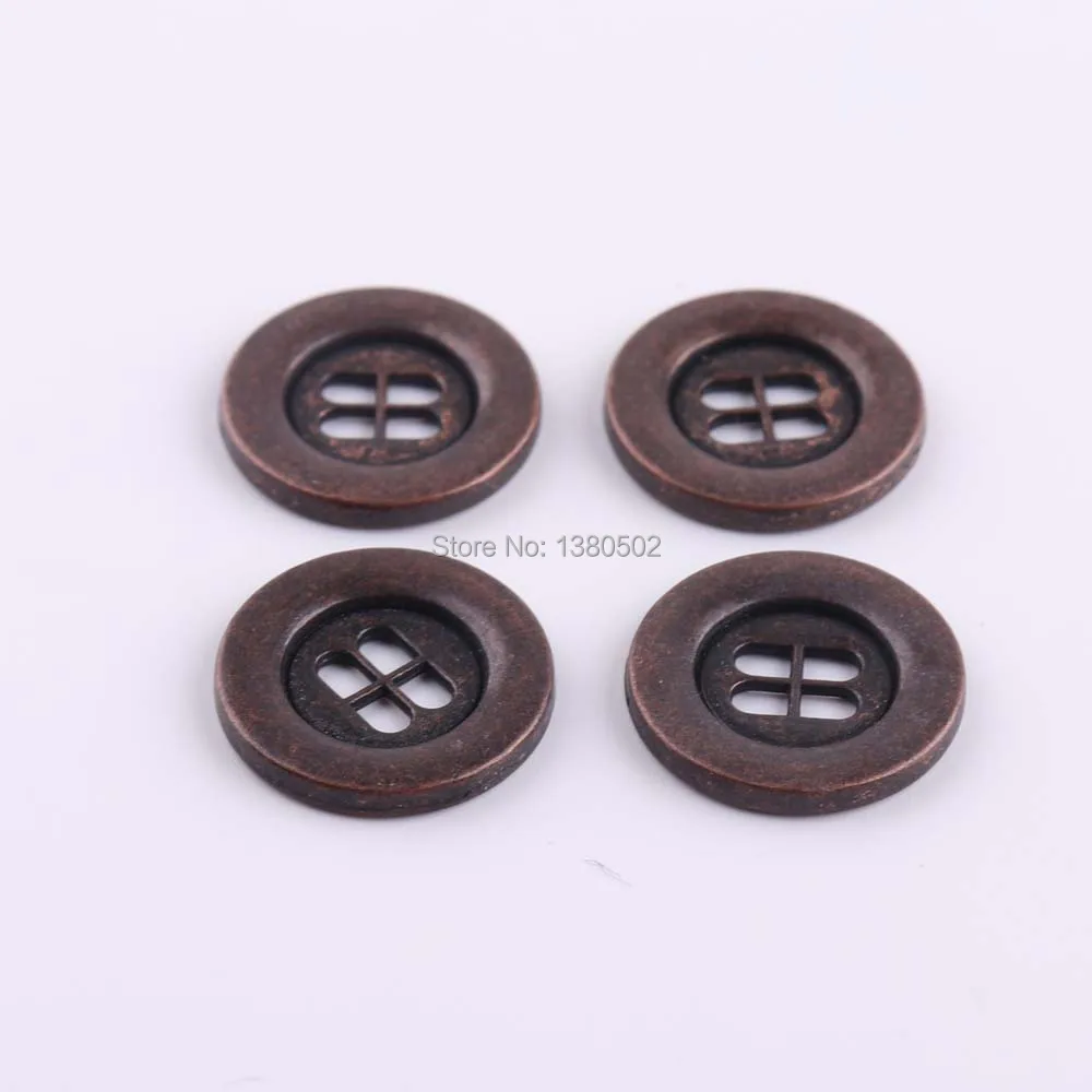 20pcs 4 Holes copper color antique metal blazer buttons 18mm round shape shirt button
20pcs 4 Holes copper color antique metal blazer buttons 18mm round shape shirt button