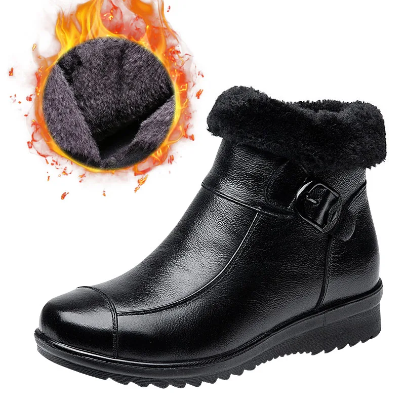 SONDR Short Plush ankle botas nieve mujer plataforma Wedges winter women shoes fashion black genuine leathe Zipper buty damskie
SONDR Short Plush ankle botas nieve mujer plataforma Wedges winter women shoes fashion black genuine leathe Zipper buty damskie