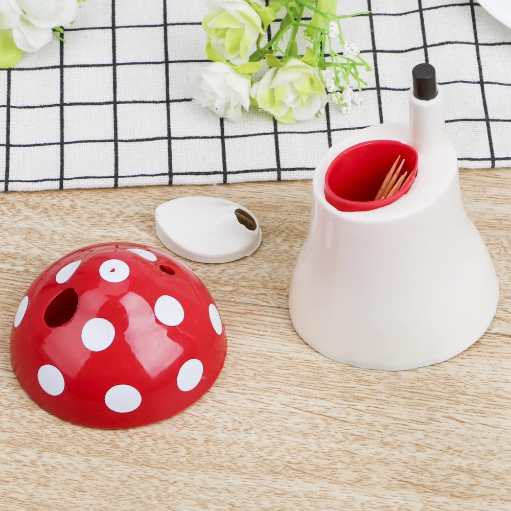 Toothpick Dispense Tableware Toothpick Storage Container Box Dust-proof Toothpick Holder Automatic Plastic Mushroom Shape
Toothpick Dispense Tableware Toothpick Storage Container Box Dust-proof Toothpick Holder Automatic Plastic Mushroom Shape