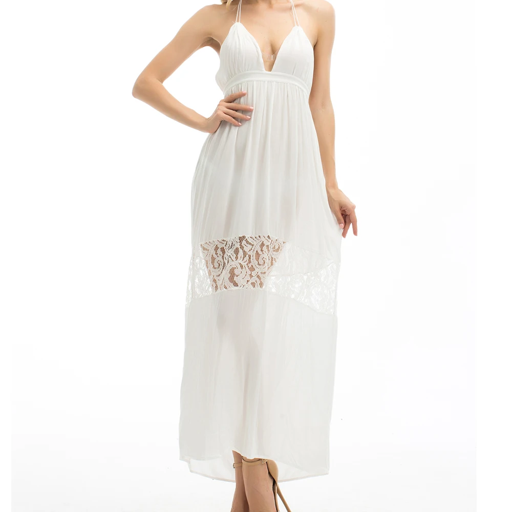 Backless White Color Womens Summer Boho Maxi Long Dress 2019 New Evening Party Beach Dresses Sundress Floral Halter Dress
Backless White Color Womens Summer Boho Maxi Long Dress 2019 New Evening Party Beach Dresses Sundress Floral Halter Dress