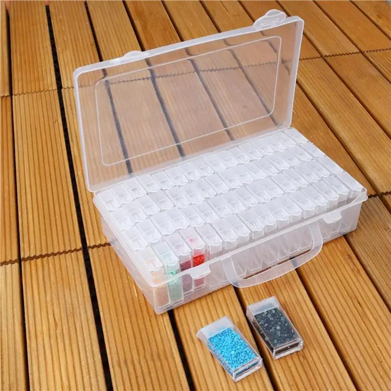 64 Slots Bottles Diamond Painting Storage Box Plastic Nail Art Organizer Rhinestone Beads Case Holder Container Accessories Kits
64 Slots Bottles Diamond Painting Storage Box Plastic Nail Art Organizer Rhinestone Beads Case Holder Container Accessories Kits