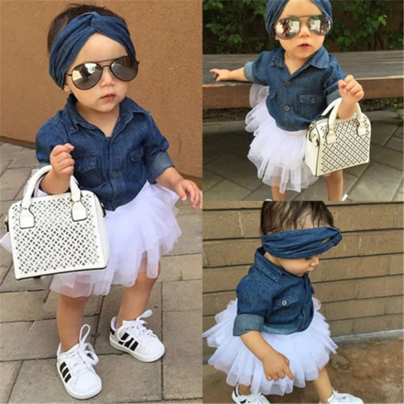 PUDCOCO New Kids Baby Girls Denim Tops Shirt+Tutu Skirts Dress Headband 3pcs Outfits Set
PUDCOCO New Kids Baby Girls Denim Tops Shirt+Tutu Skirts Dress Headband 3pcs Outfits Set