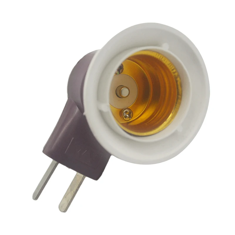 UL plug to E27 white light LED lamp holder lamp holder adapter converter socket to E27
UL plug to E27 white light LED lamp holder lamp holder adapter converter socket to E27