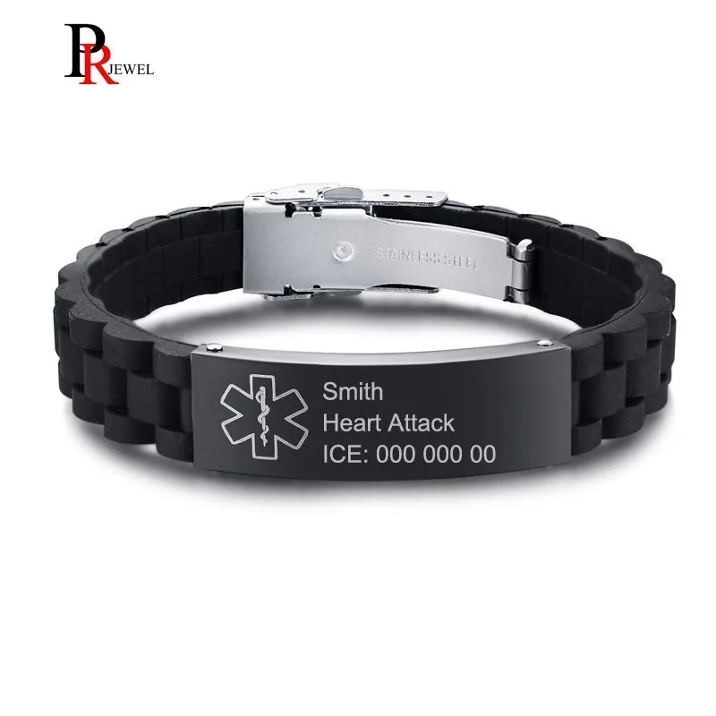 Sport/Slim Reversible Waterproof Medical Alert ID Bracelets for Women Man Size Free Engraving
Sport/Slim Reversible Waterproof Medical Alert ID Bracelets for Women Man Size Free Engraving