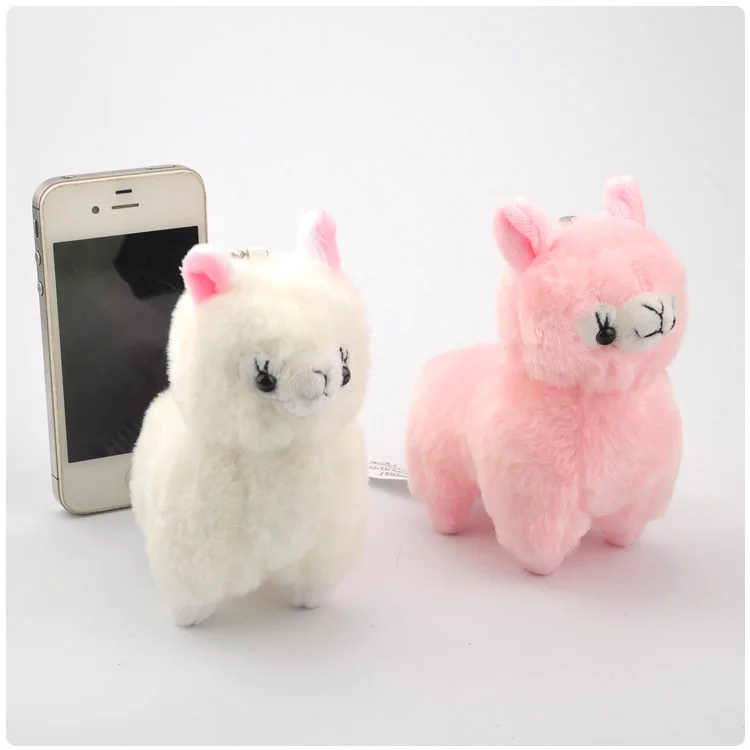 12cm New Arrival Cartoon Sheep Alpaca Mini Plush Keychain Pendants Creative Bag Xmas Gift Phone Ornament Soft Stuffed Doll Pink
12cm New Arrival Cartoon Sheep Alpaca Mini Plush Keychain Pendants Creative Bag Xmas Gift Phone Ornament Soft Stuffed Doll Pink