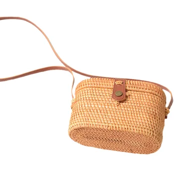 Rattan Beach Basket Bag Retro Hand-Woven Straw Crossbody Bag Pu Strap Box Shape Small Handbags Nurse Bag
Rattan Beach Basket Bag Retro Hand-Woven Straw Crossbody Bag Pu Strap Box Shape Small Handbags Nurse Bag