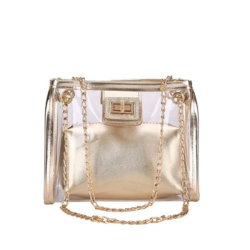 Fashion Women Transparent Handbag Single Shoulder Crossbody Bag Multi-Purpose Bag Small Mini Messenger Laser Bag
Fashion Women Transparent Handbag Single Shoulder Crossbody Bag Multi-Purpose Bag Small Mini Messenger Laser Bag