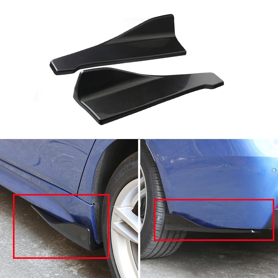 2Pcs Universal Car Bumper Spoiler wrap angle Shovel Decorative Scratch Resistant Winglet-Black Side Skirt
2Pcs Universal Car Bumper Spoiler wrap angle Shovel Decorative Scratch Resistant Winglet-Black Side Skirt