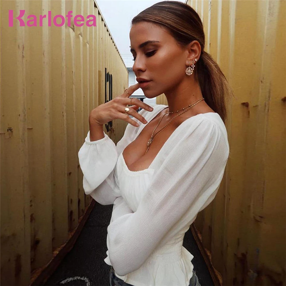 Kealofea Women Fashion Daily White Shirts Long Sleeve Solid White Slim Blouse Chic Square Collar Streetwear Tees Ruffles Blouse
Kealofea Women Fashion Daily White Shirts Long Sleeve Solid White Slim Blouse Chic Square Collar Streetwear Tees Ruffles Blouse